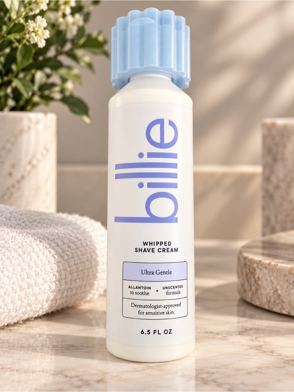 billie Ultra Gentle Whipped Shave Cream — Light Blue